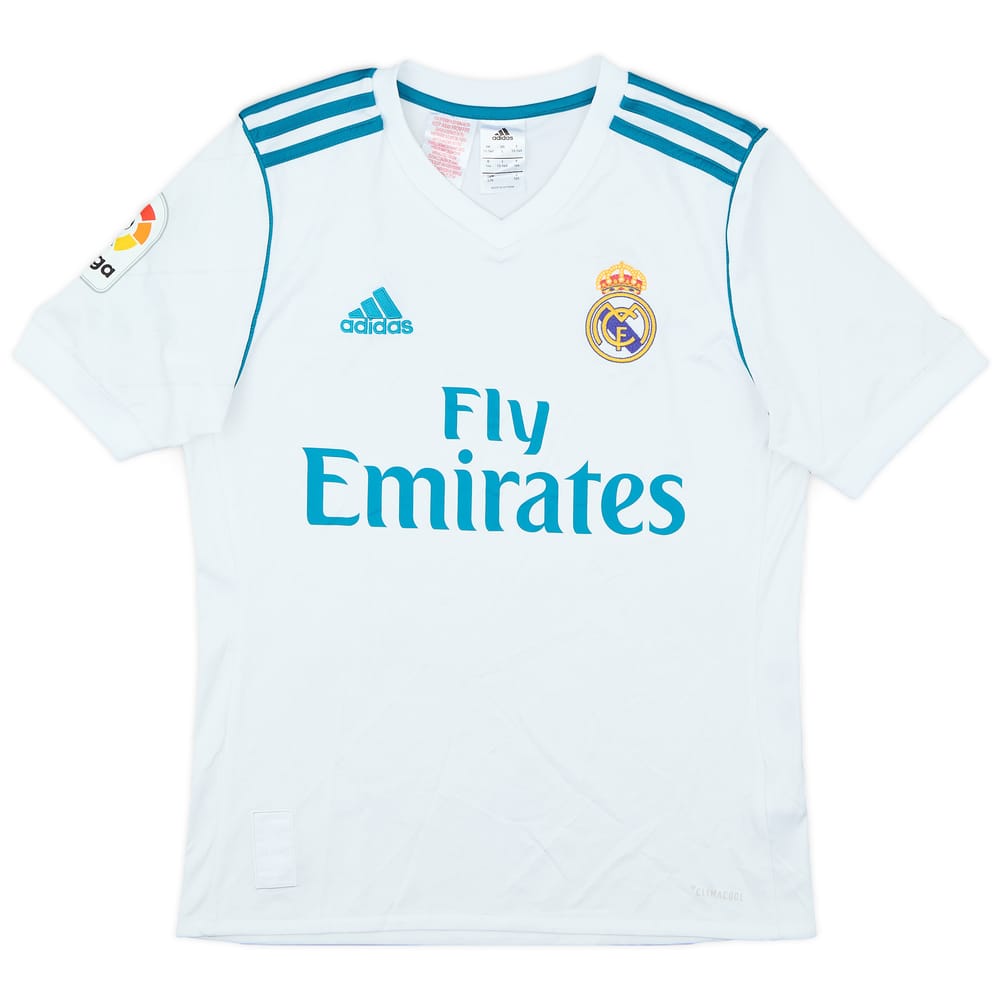 2017-18 Real Madrid Home Shirt - 6/10 - (L.Boys)