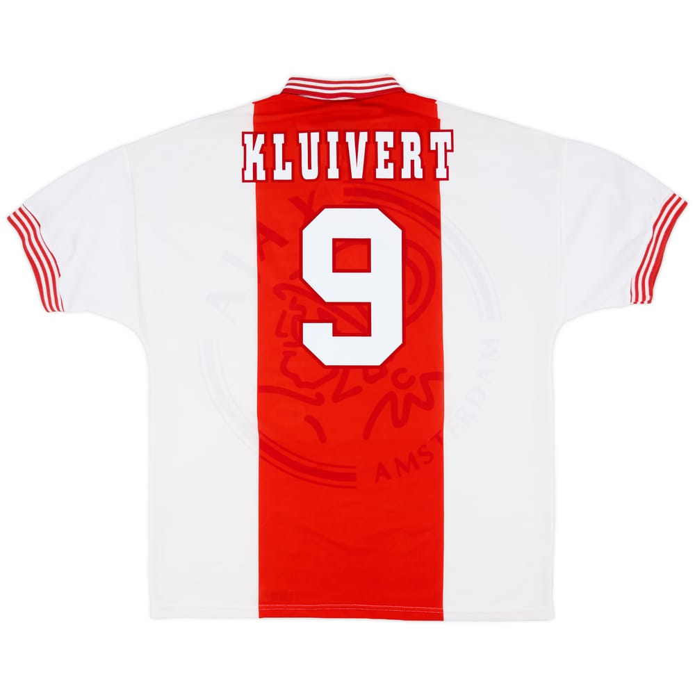 1996-97 Ajax Home Shirt Kluivert #9 - 7/10 - (XL)
