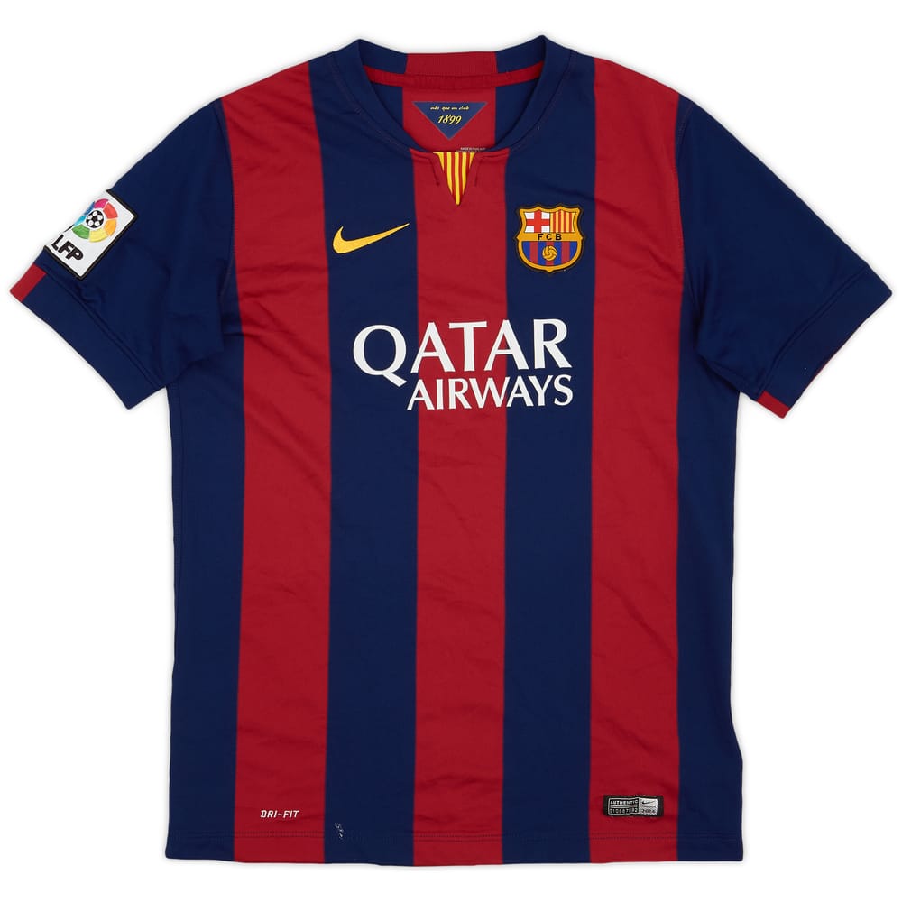 2014-15 Barcelona Home Shirt - 8/10 - (XL.Boys)