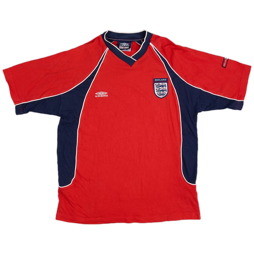 2000-01 England Umbro Training Shirt - 8/10 - (M)