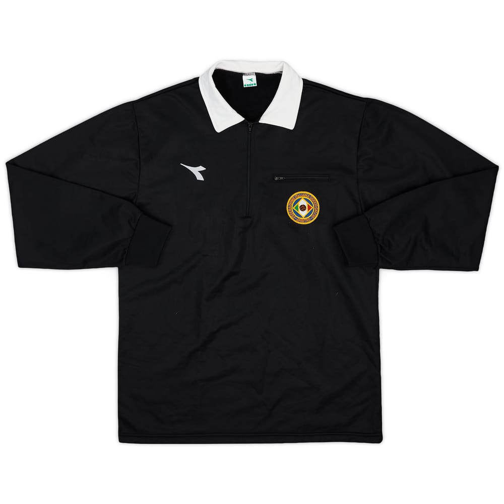 1990s Italy FIGC Diadora Referee L/S Shirt - 8/10 - (L)