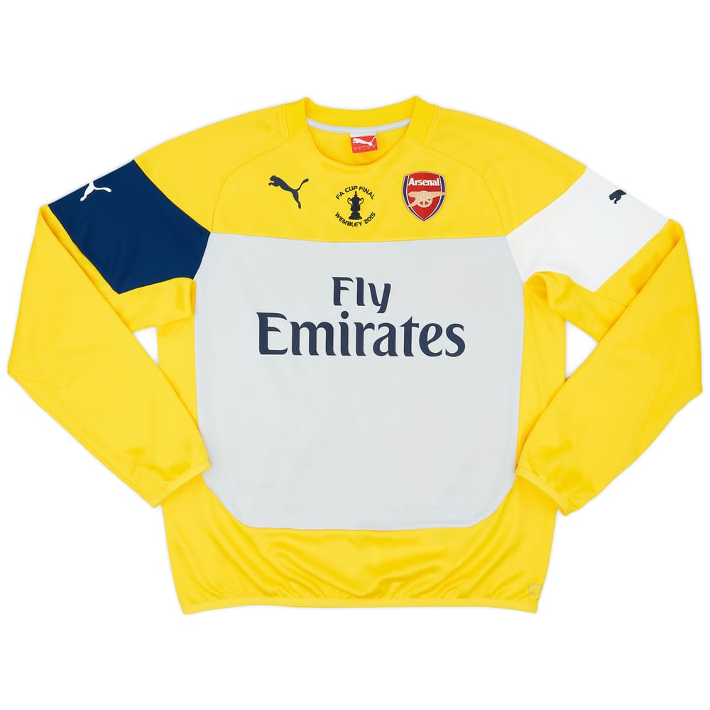 2015 Arsenal Staff Issue FA Cup Final Sweat Top