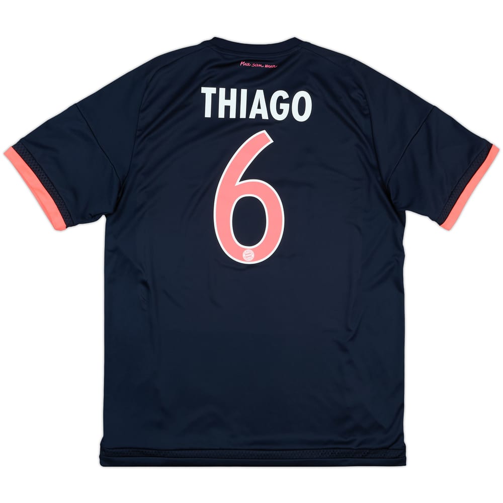 2015-16 Bayern Munich Third Shirt Thiago #6 - 8/10 - (L)