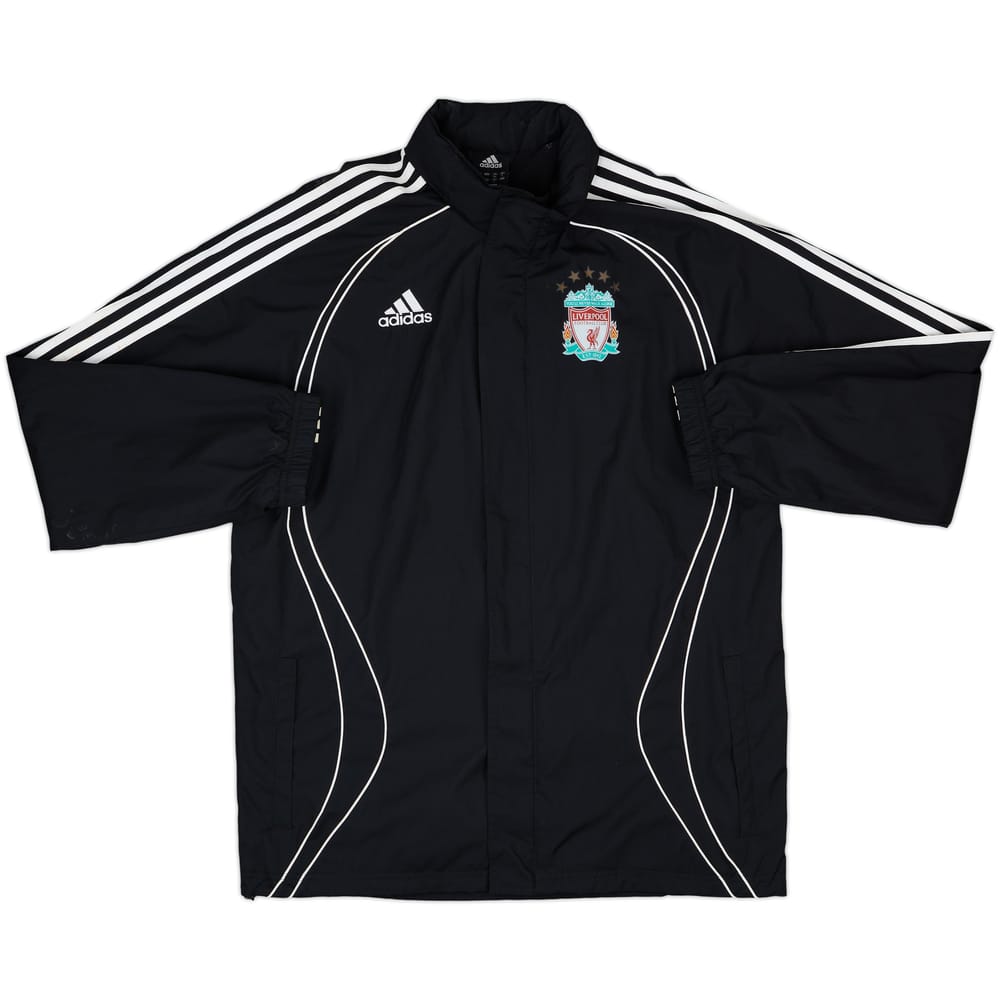 2006-07 adidas Template Hooded Rain Jacket (Liverpool) - 6/10 - (M)