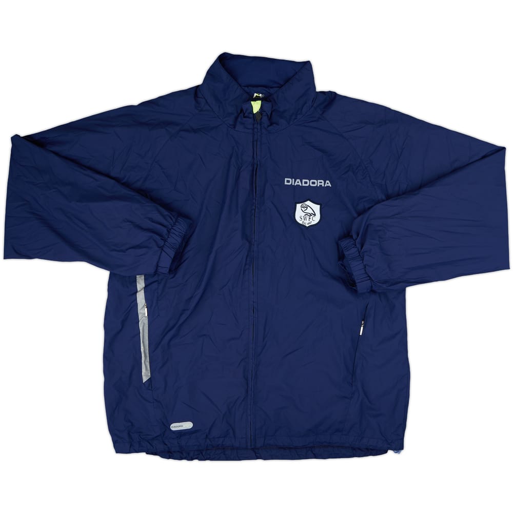 2004-05 Sheffield Wednesday Diadora Hooded Rain Jacket - 8/10 - (M)