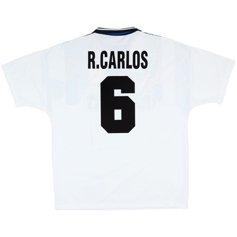 1995-96 Inter Milan Third Shirt R.Carlos #6 - 9/10 - (XL)