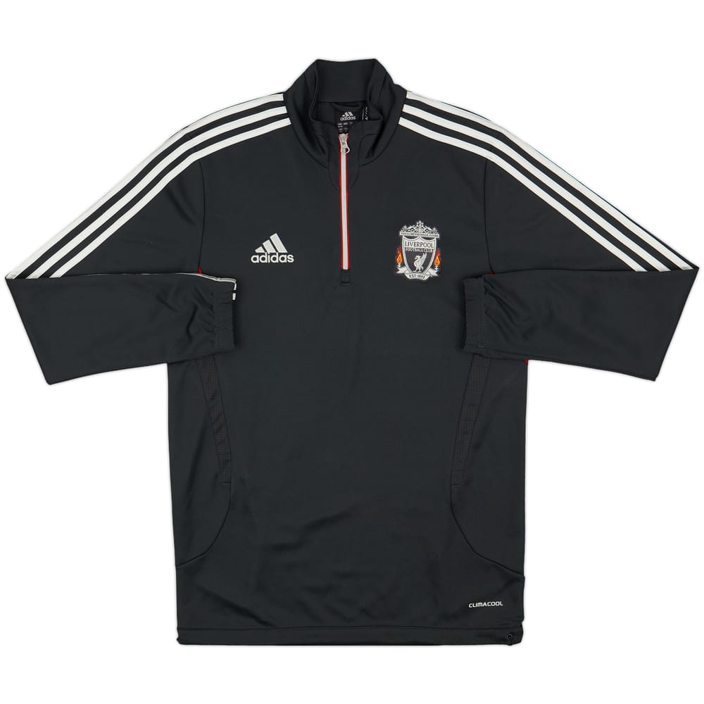 2011-12 Liverpool adidas 1/4 Zip Drill Top - 6/10 - (M)