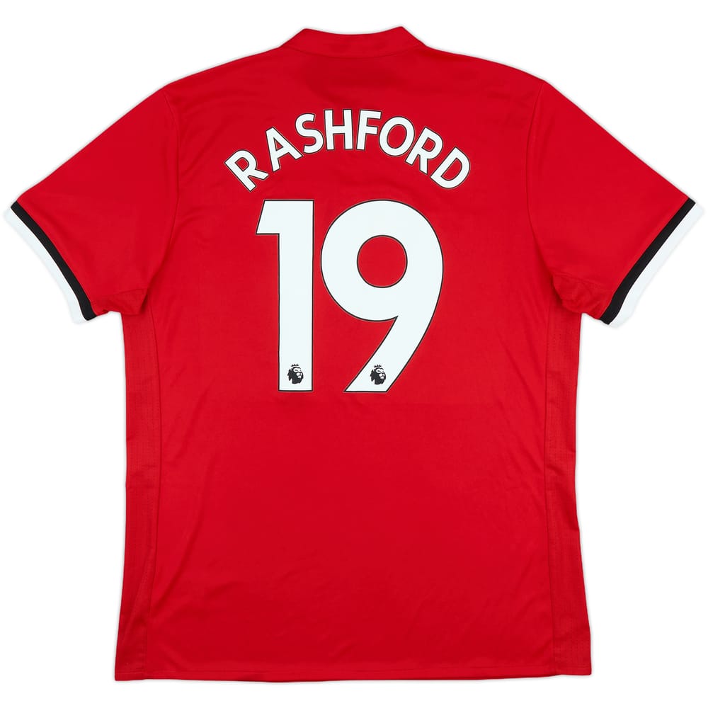 2017-18 Manchester United Home Shirt Rashford #19 - 6/10 - (L)