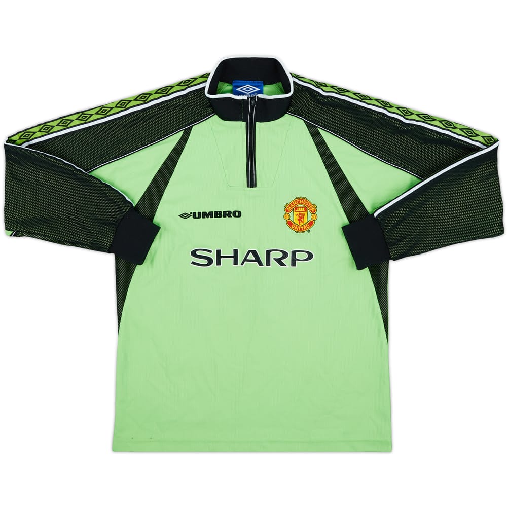 1998-99 Manchester United GK Shirt - 8/10 - (L.Boys)