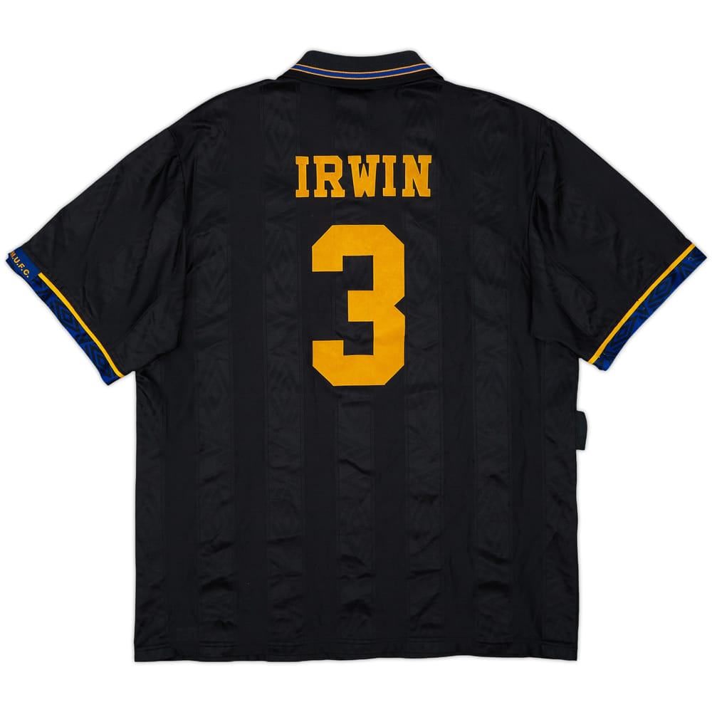 1993-95 Manchester United Away Shirt Irwin #3 - 7/10 - (L)