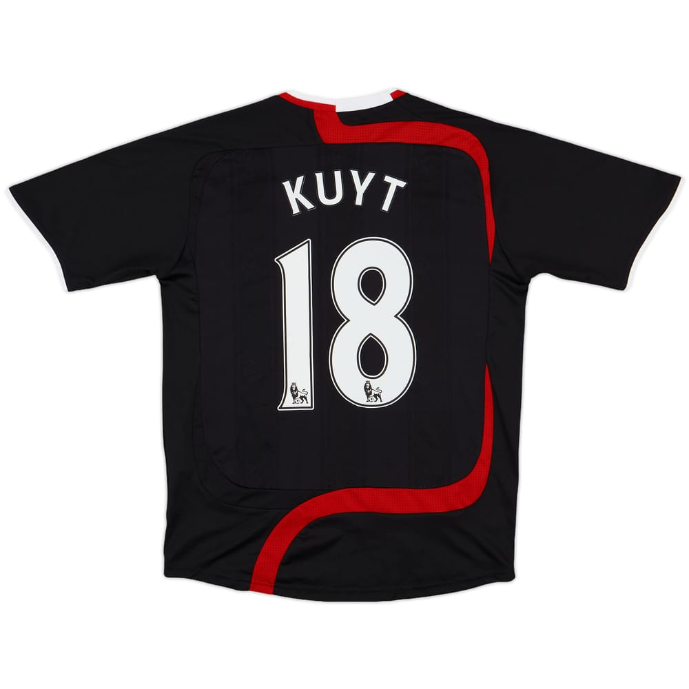 2007-08 Liverpool Third Shirt Kuyt #18 - 8/10 - (L.Boys)