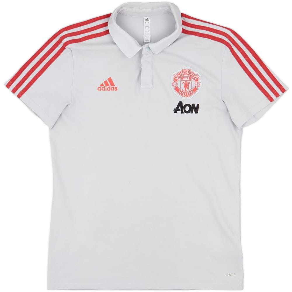 2018-19 Manchester United adidas Polo Shirt - 7/10 - (L)