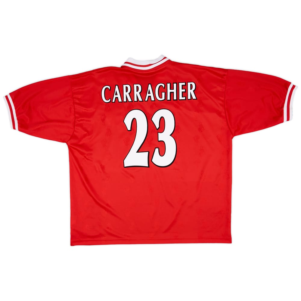 1996-98 Liverpool Home Shirt Carragher #23 - 9/10 - (XXL)