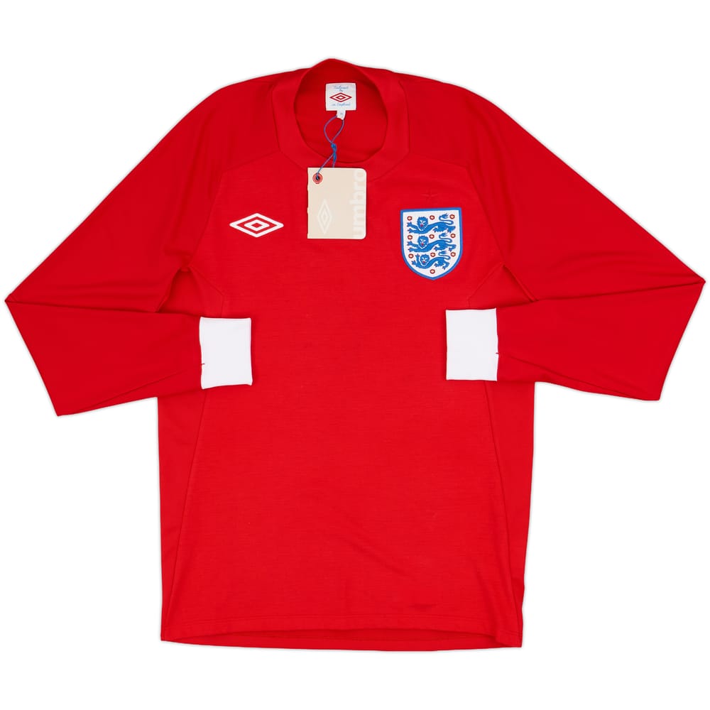 2010-11 England Away L/S Shirt (S)