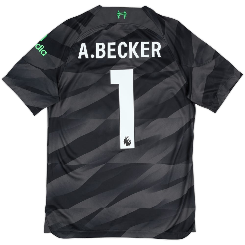 2023-24 Liverpool GK Shirt A.Becker #1 - 8/10 - (S)