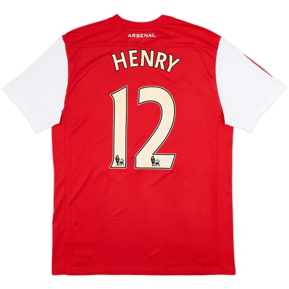 2011-12 Arsenal Home Shirt Henry #12 - 8/10 - (L)