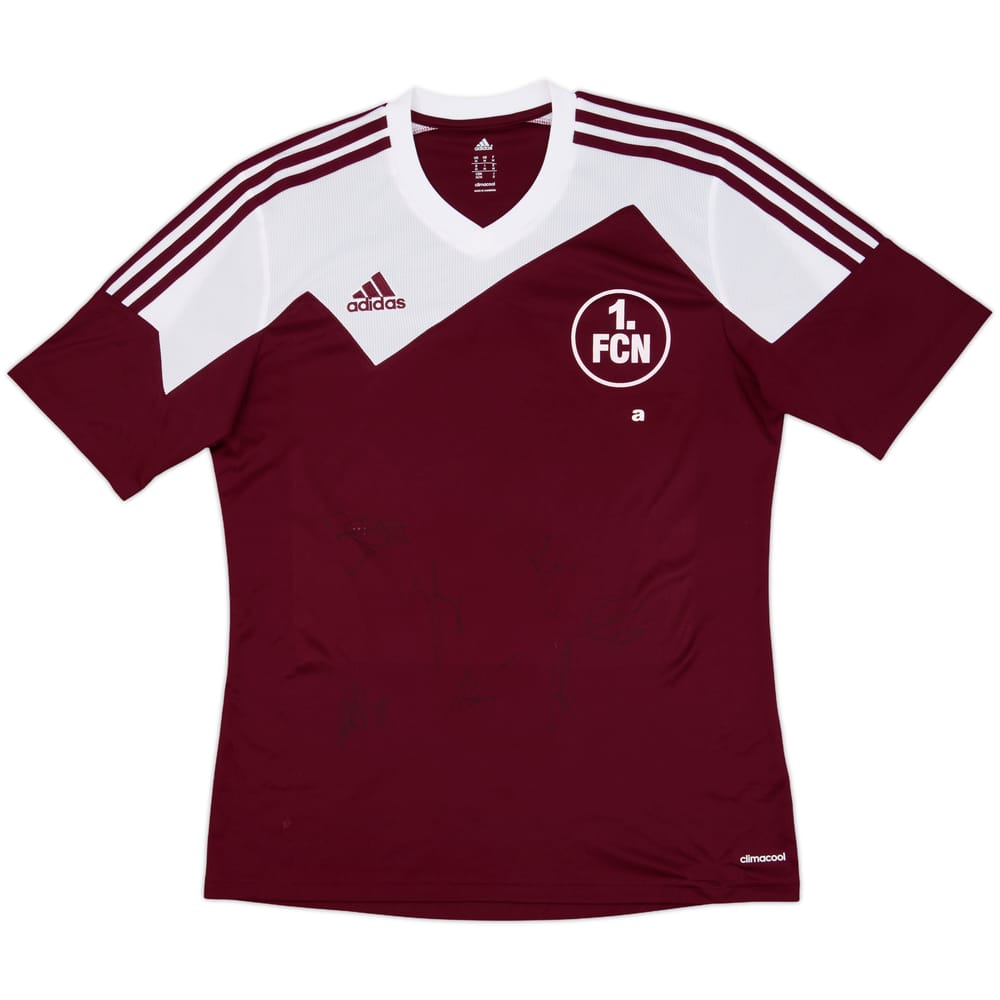 Camiseta adidas de entrenamiento firmada del Nurnberg 2013-14 - 5/10 - (M)