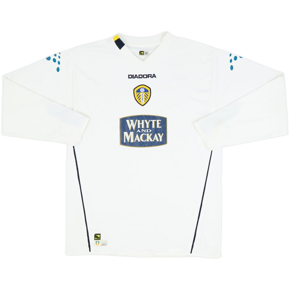 2004-05 Leeds United Local Manga Larga Camiseta - 7/10 - (M)
