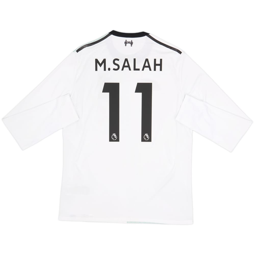 2017-18 Liverpool Away L/S Shirt M.Salah #11 - 7/10 - (M)