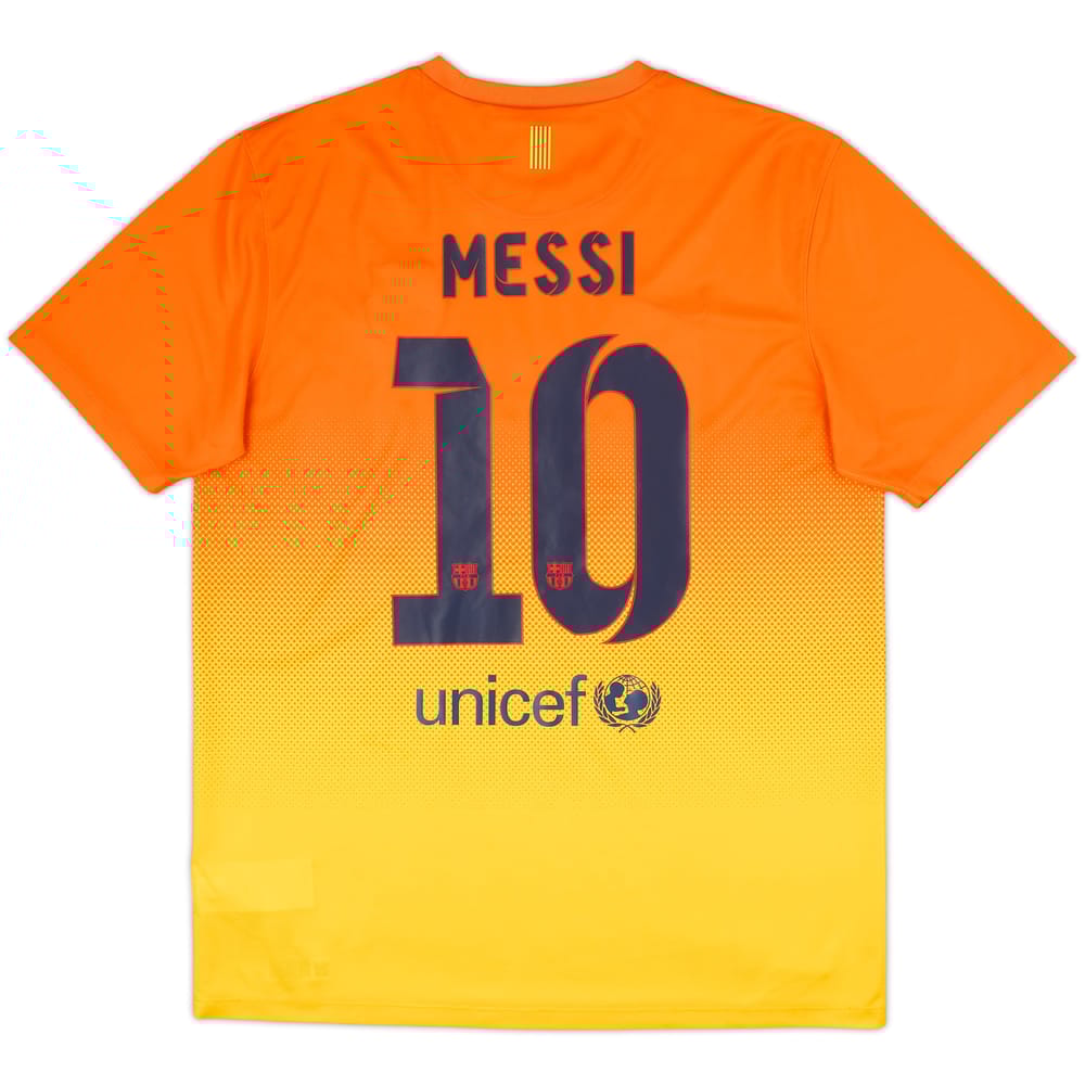 2012-13 Barcelona Basic Away Shirt Messi #10 - 7/10 - (L)