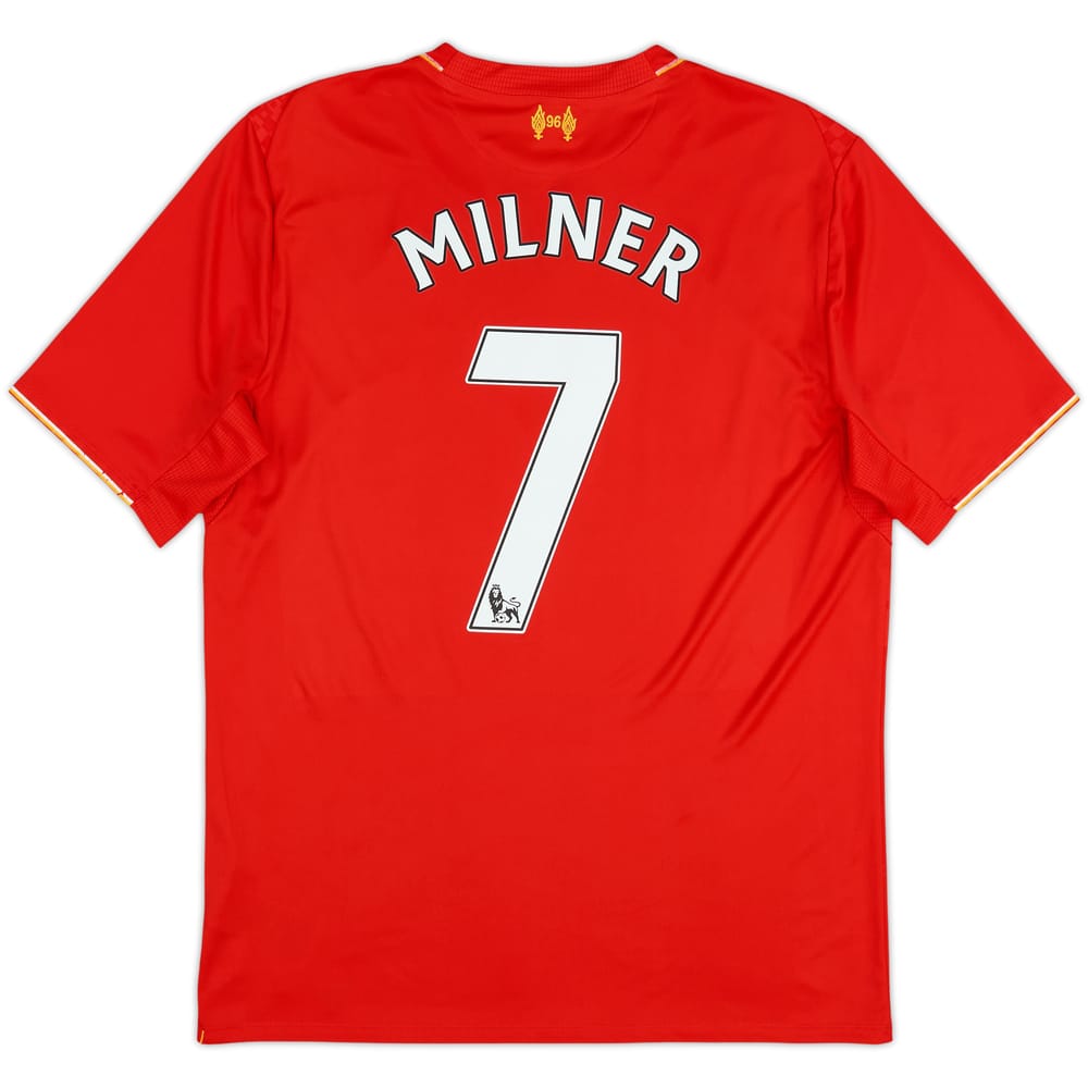 2015-16 Liverpool Home Shirt Milner #7 - 8/10 - (S)