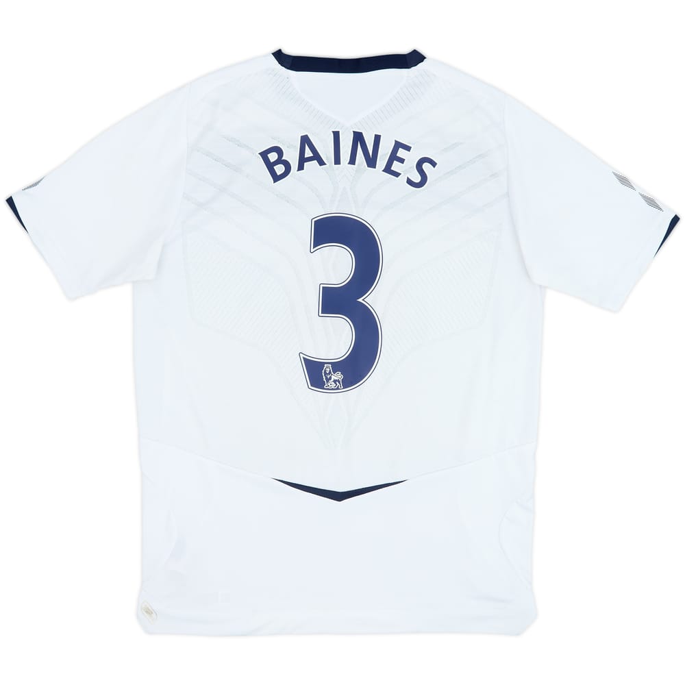 2008-09 Everton Away Shirt Baines #3 - 8/10 - (M)