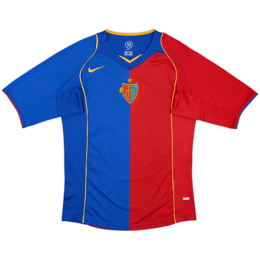 2004-05 FC Basel Home Shirt - 9/10 - (S)