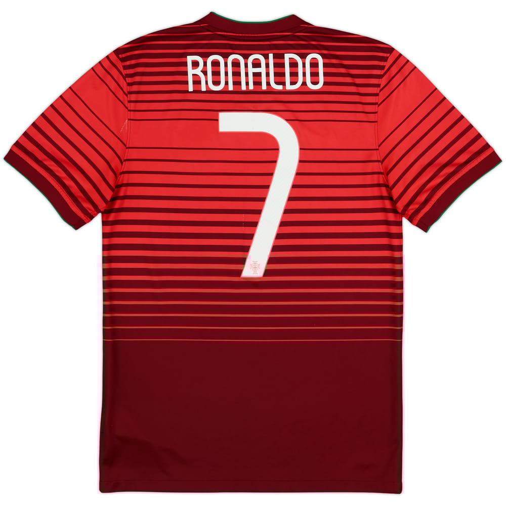 2014-15 Portugal Home Shirt Ronaldo #7 - 6/10 - (S)
