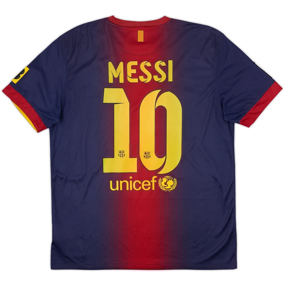 2012-13 Barcelona Camiseta de local Messi #10 - 7/10 - (L)