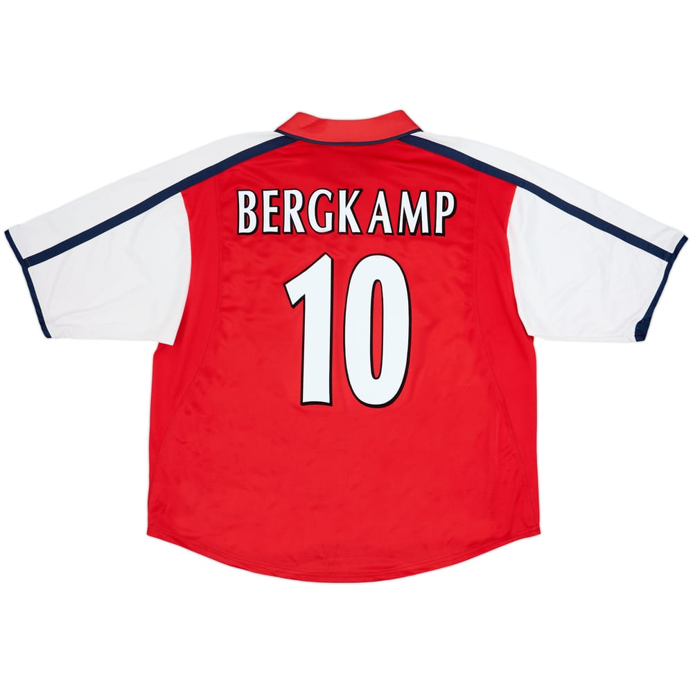 2000-02 Arsenal Home Shirt Bergkamp #10 - 8/10 - (XXL)