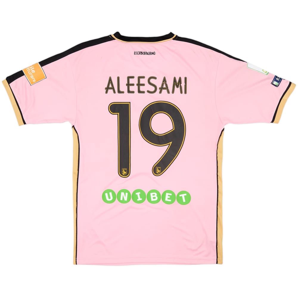2018-19 Palermo Match Issue Home Shirt Aleesami #19