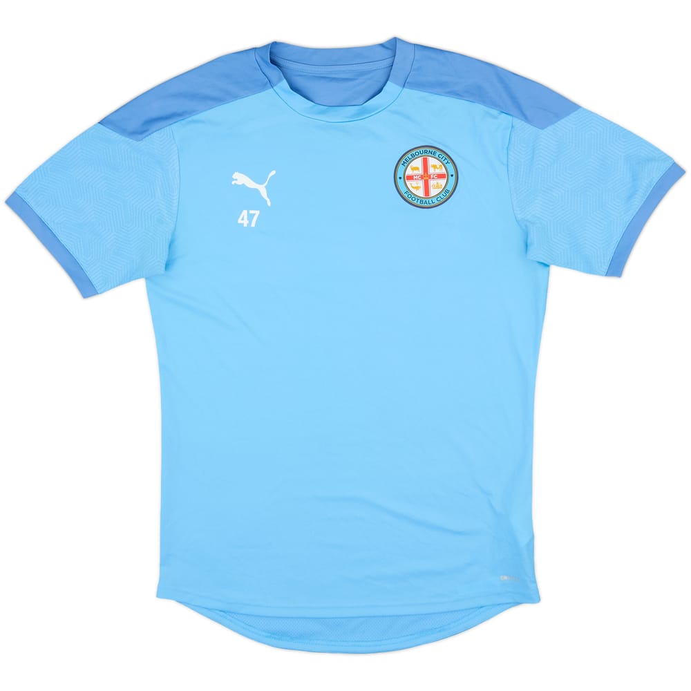 2021-22 Melbourne City Player Issue Puma Training Shirt #47 - 8/10 - (M)