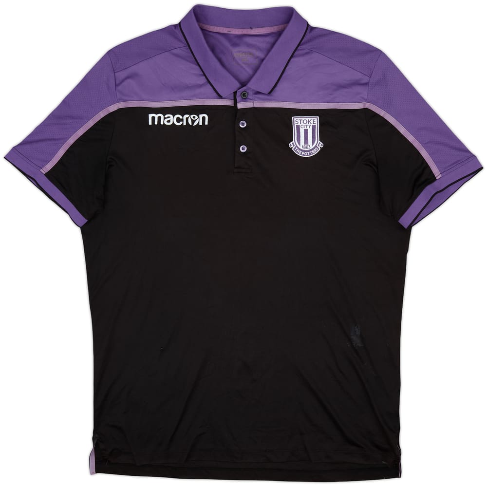 2018-19 Stoke City Macron Polo Shirt - 5/10 - (3XL)