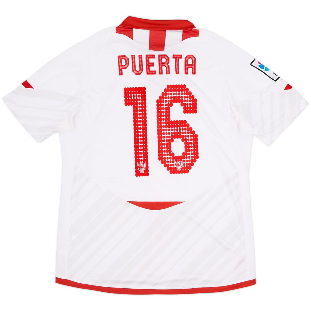 2013-14 Sevilla Home Shirt Puerta #16 - 9/10 - (XL)
