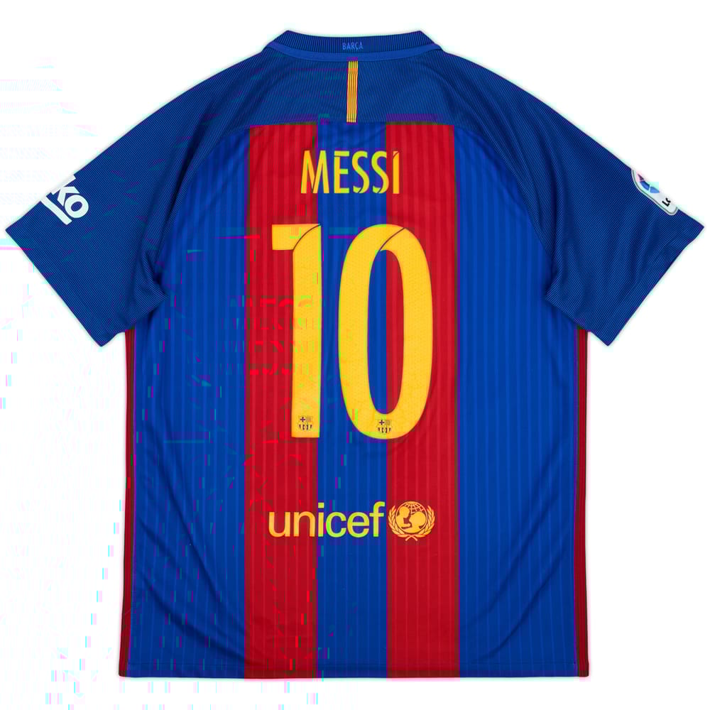 2016-17 Barcelona Home Shirt Messi #10 - 6/10 - (L)