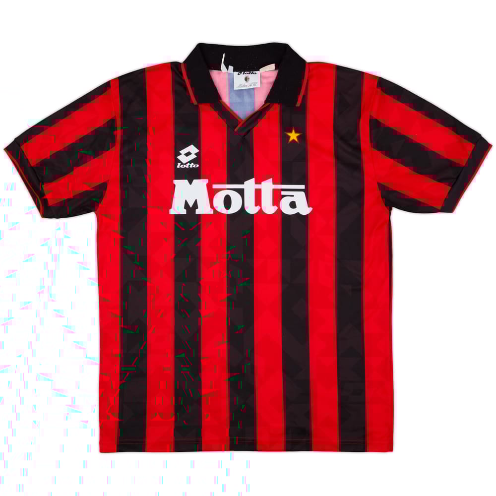 1993-94 AC Milan Home Shirt - 8/10 - (XL)