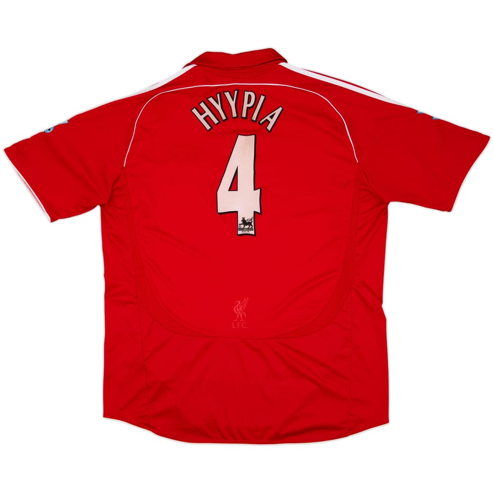 2006-08 Liverpool Home Shirt Hyypia #4 - 7/10 - (XXL)