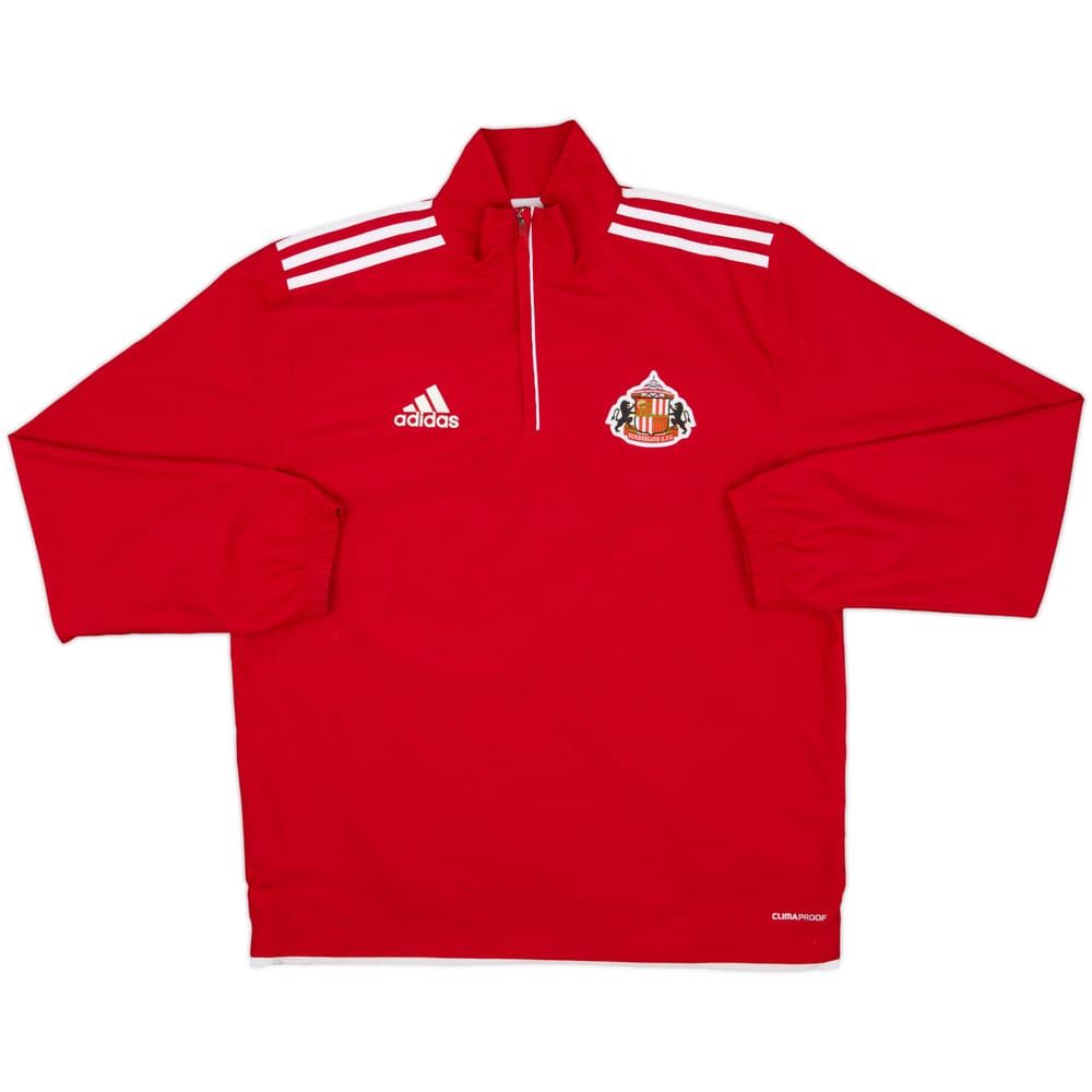 2012-13 Sunderland adidas 1/4 Zip Drill Top - 8/10 - (S)