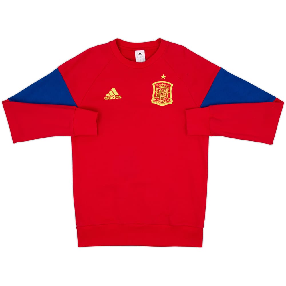 2015-16 Spain adidas Sweat Top - 10/10 - (S)