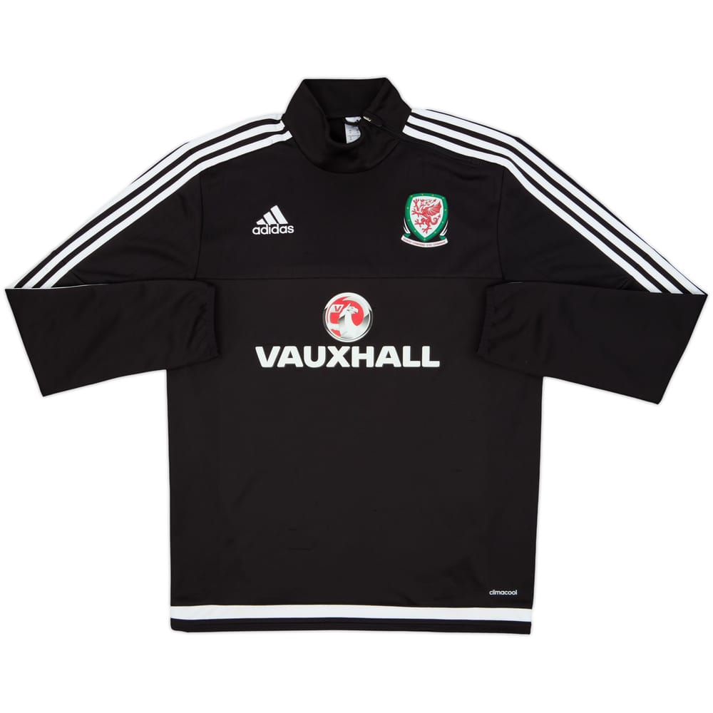 2015-16 Wales adidas 1/4 Zip Training Top - 8/10 - (M)