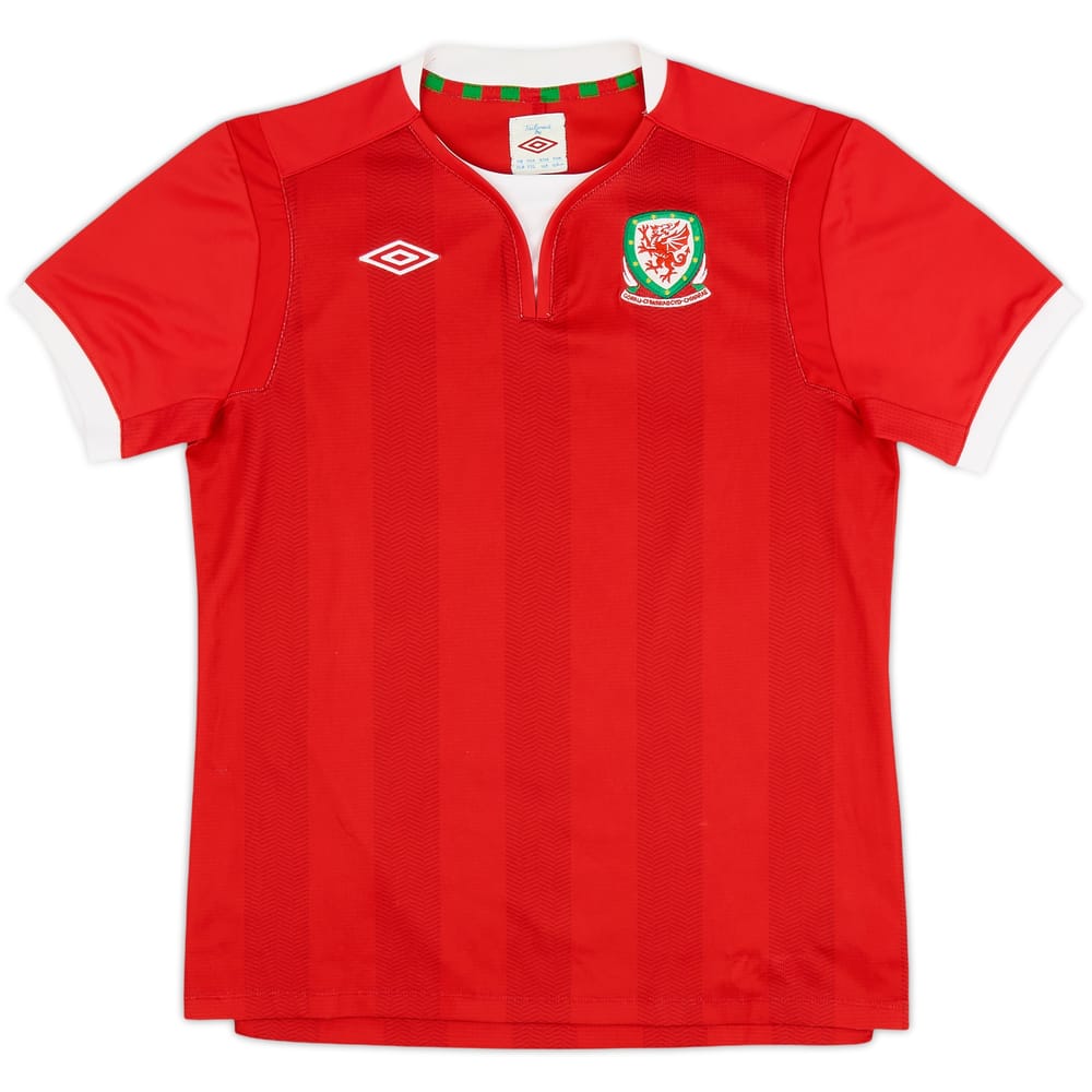 2011-12 Wales Home Shirt - 9/10 - (XL.Boys)