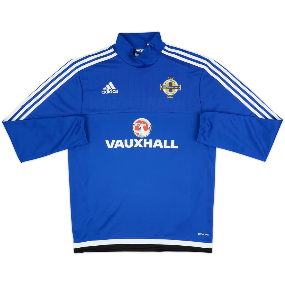 2016-17 Northern Ireland adidas 1/4 Zip Drill Top - 9/10 - (M)