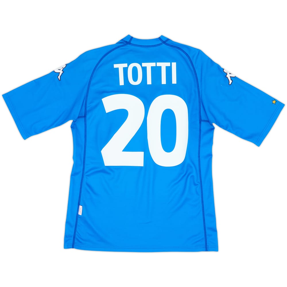 2000-01 Italy Basic Home Shirt Totti #20 - 8/10 - (M)