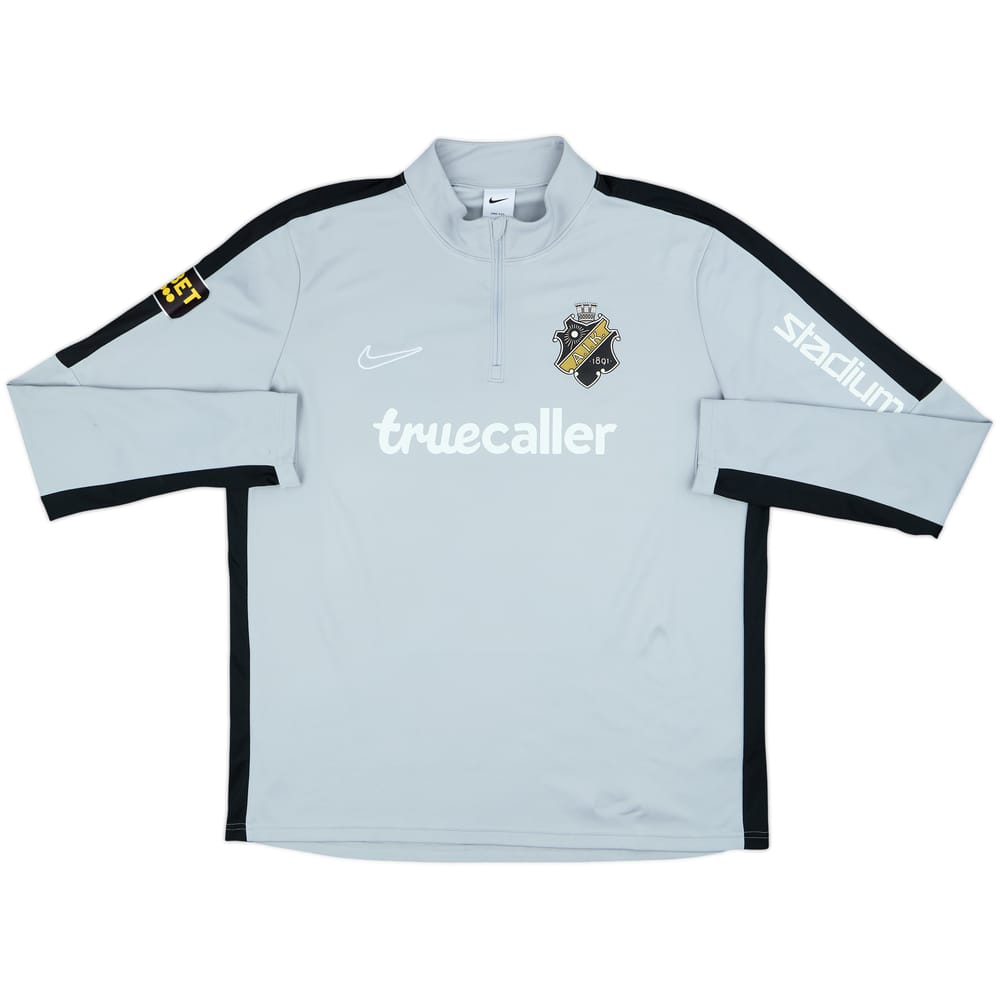 2023-24 AIK Stockholm Player Issue Nike 1/4 Zip Drill Top - 9/10 - (XL)