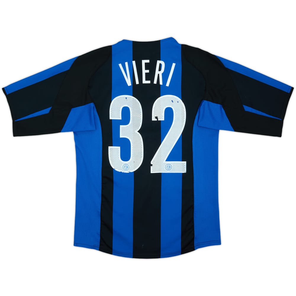 2004-05 Inter Milan Home Shirt Vieri #32 - 4/10 - (S)