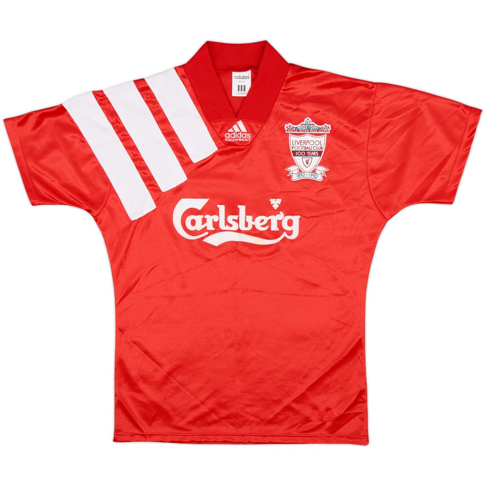 1992-93 Liverpool Centenary Home Shirt - 8/10 - (S)