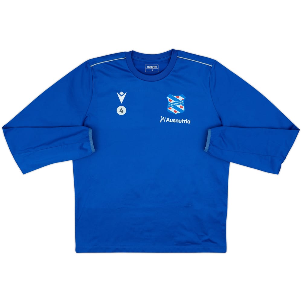 2022-23 Heerenveen Player Issue Macron Sweat Top #4 - 7/10 - (S)