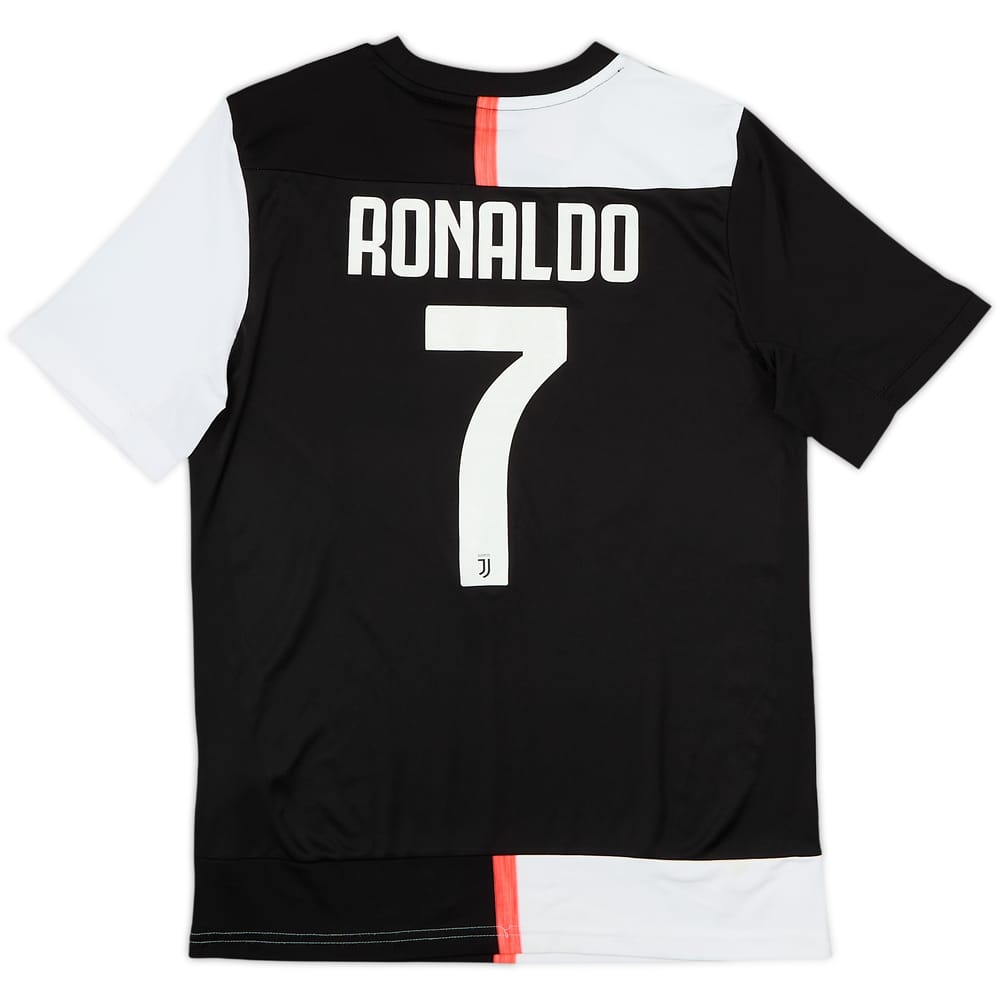 2019-20 Juventus Home Shirt Ronaldo #7 - 6/10 - (L.Boys)