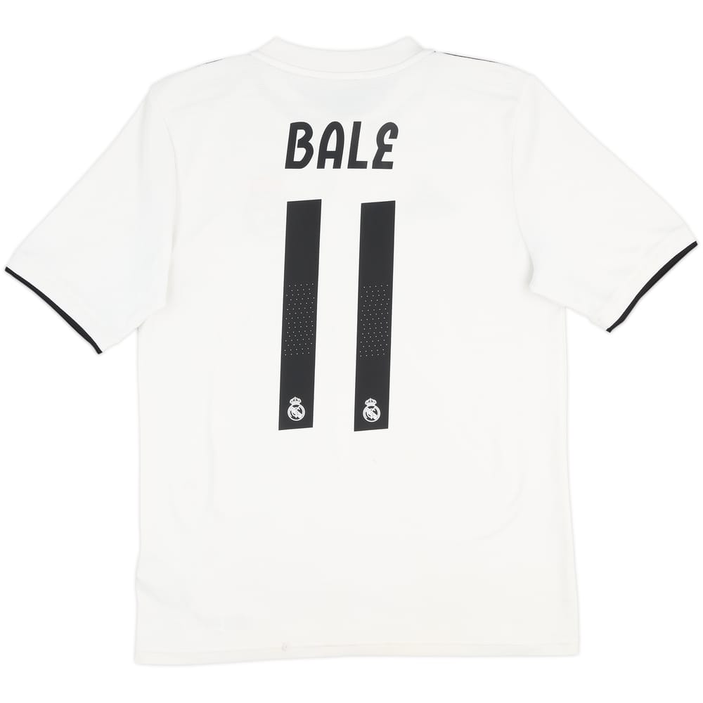 2018-19 Real Madrid Home Shirt Bale #11 - 7/10 - (XL.Boys)