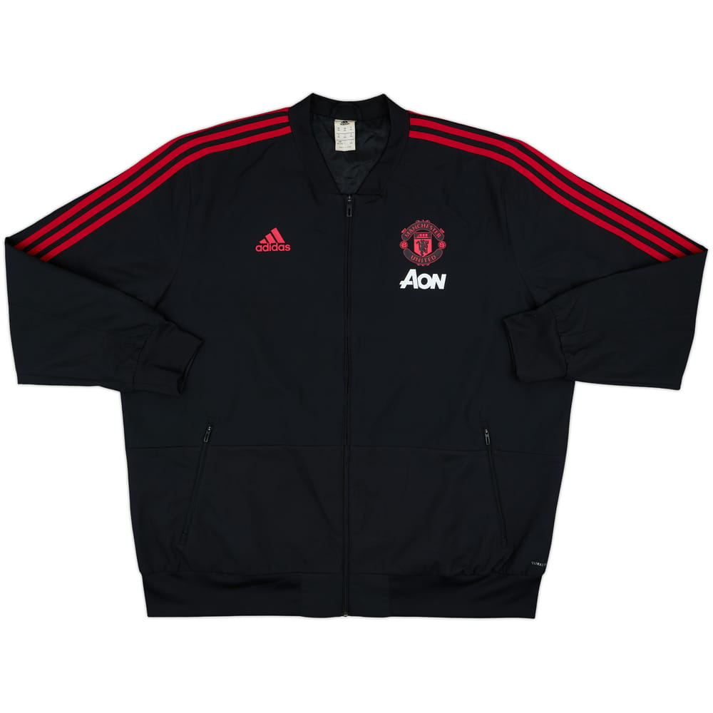 2018-19 Manchester United adidas Track Jacket - 8/10 - (3XL)